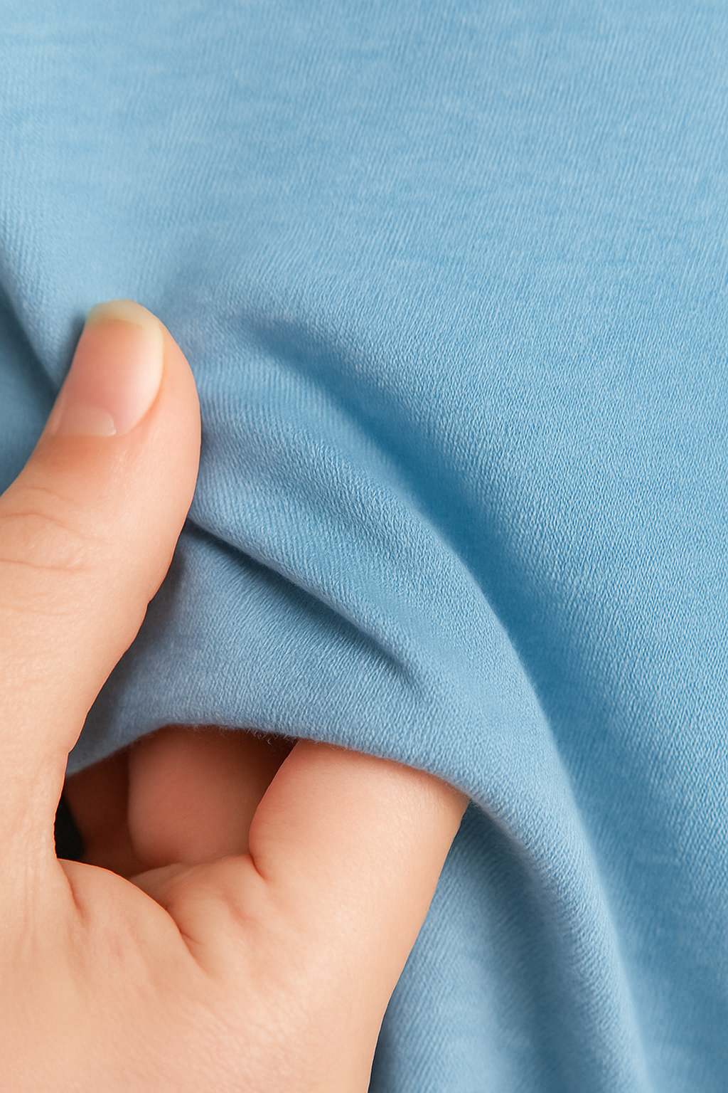 Baby Blue Regular Basic T-Shirt