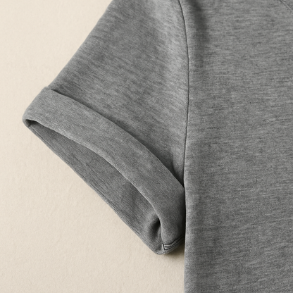 Dark Grey Regular Basic T-Shirt