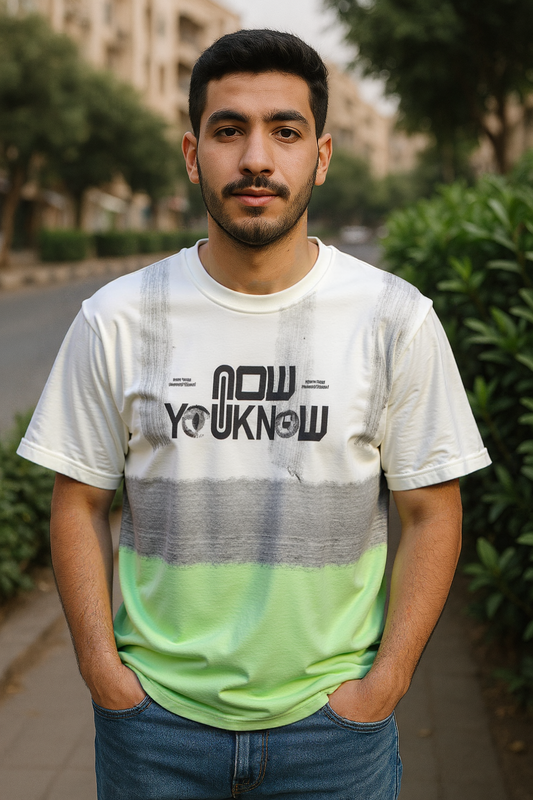 White Now Printed Oversize T-Shirt