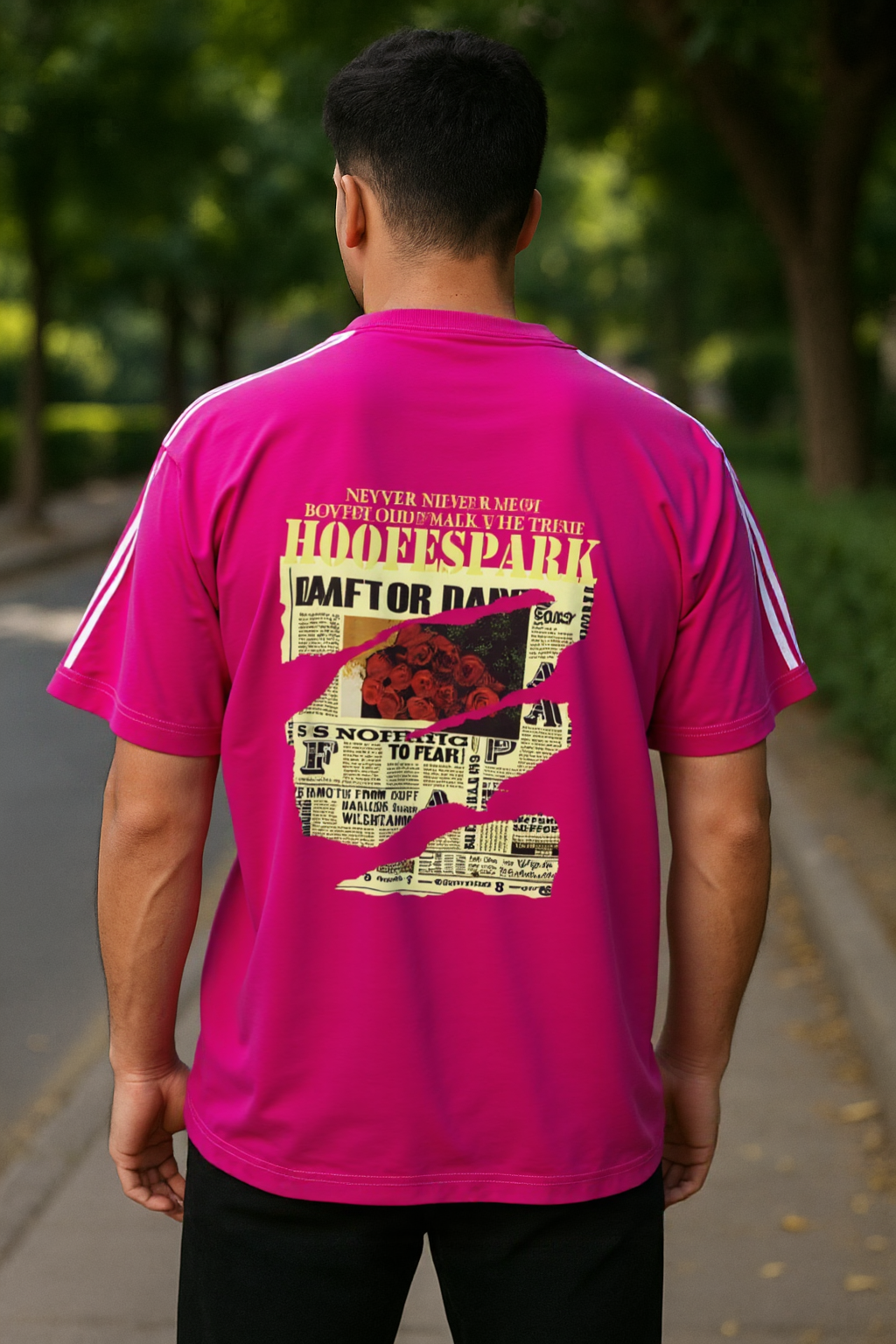 Gorn Design Printed Oversize T-Shirt