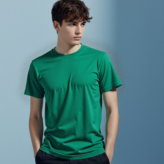 Forrest Green Regular Basic T-Shirt
