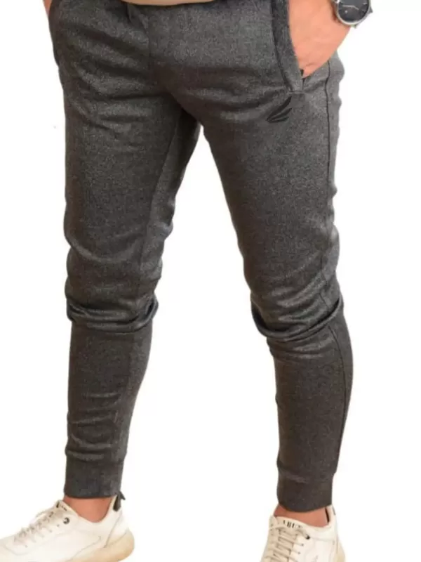 Dark Grey Basic Sweatpants